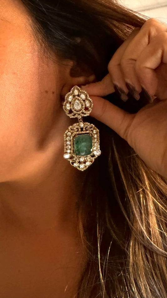 Celebrity Inspired Doublet Polki Kundan Nacklace