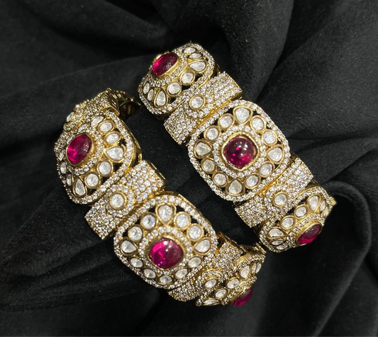 Polki Bangles – Elegant Traditional Jewelry by Mercy Jewels