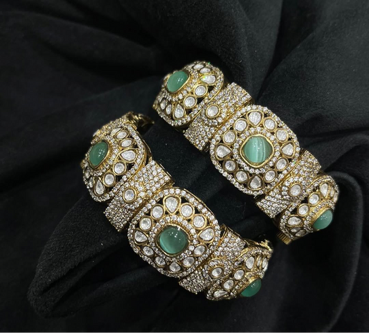 Polki Bangles – Elegant Traditional Jewelry by Mercy Jewels
