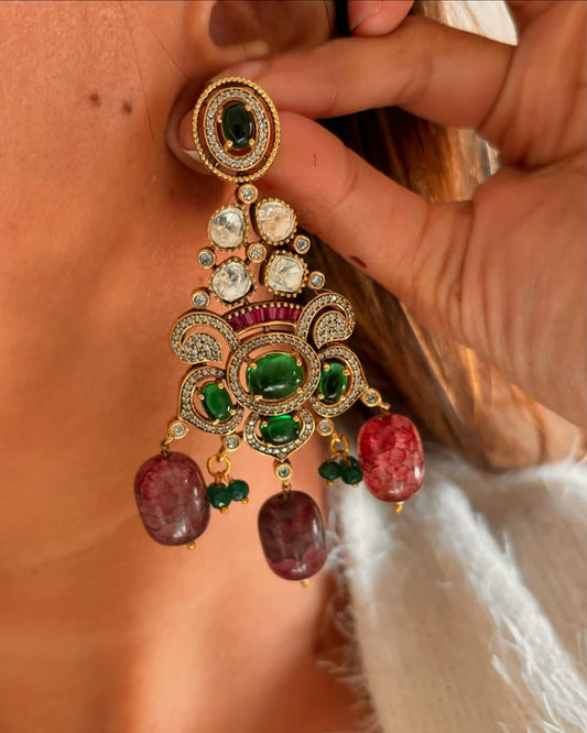 Moissanite Choker Necklace – Elegant Brass Design by Mercy Jewels