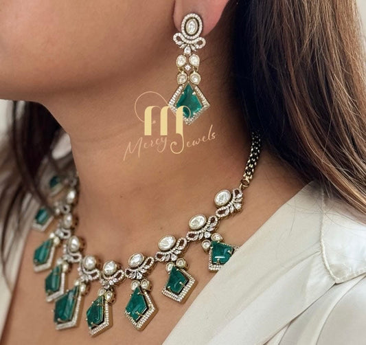 Doublet Moissanite Necklace - Mercy Jewels