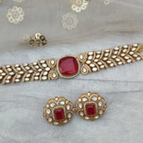 Bridal Choker in Doublet Stone – Elegant Wedding Jewelry by Mercy Jewels