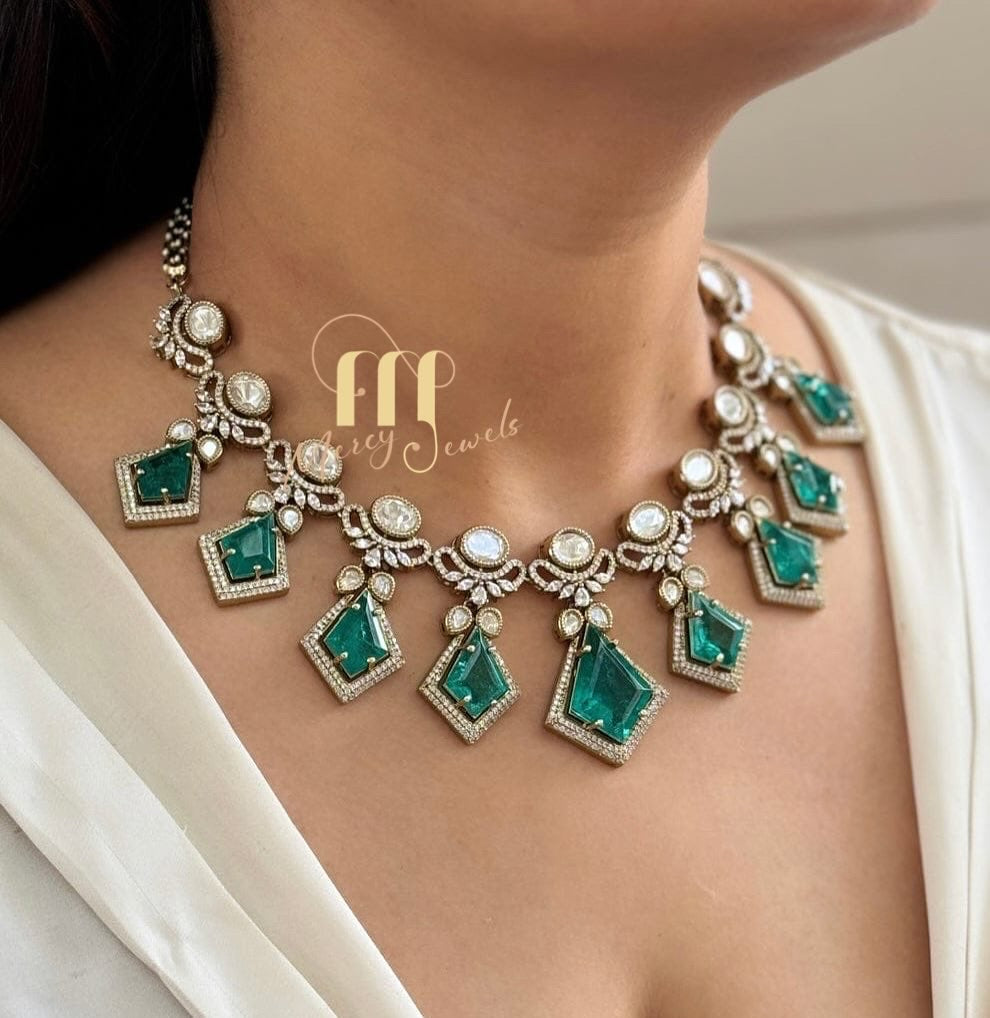 Doublet Moissanite Necklace - Mercy Jewels