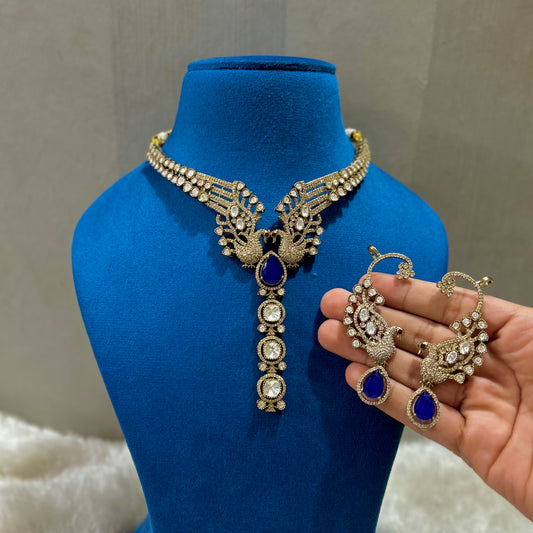 sabhayasachi inspired Peacock Hasli Nacklace