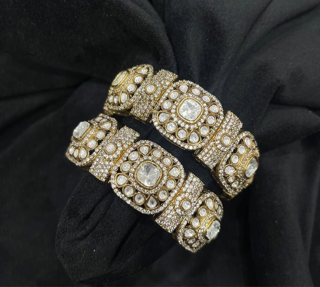 Polki Bangles – Elegant Traditional Jewelry by Mercy Jewels