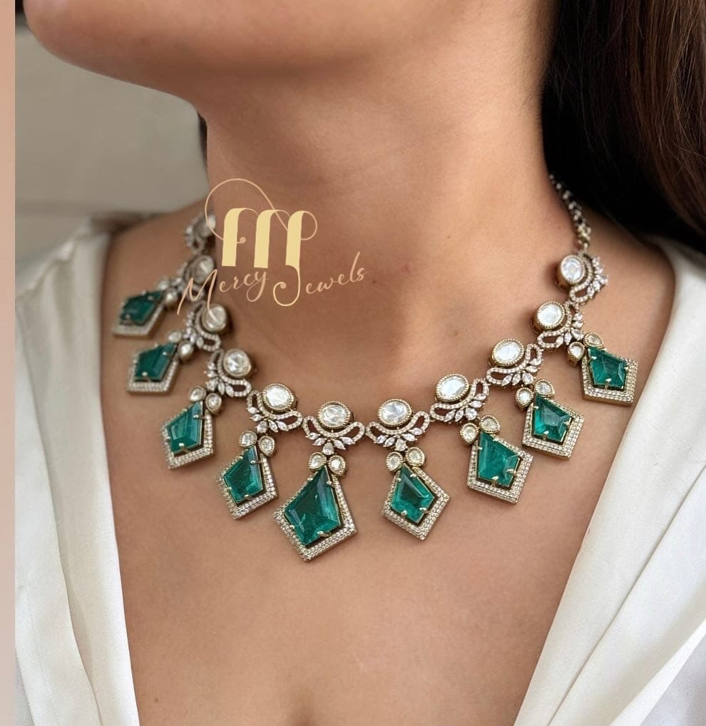 Doublet Moissanite Necklace - Mercy Jewels