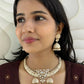 Meenakari Hasli Necklace & Jhumki Earrings – Artistic Traditional Jewelry by Mercy Jewels
