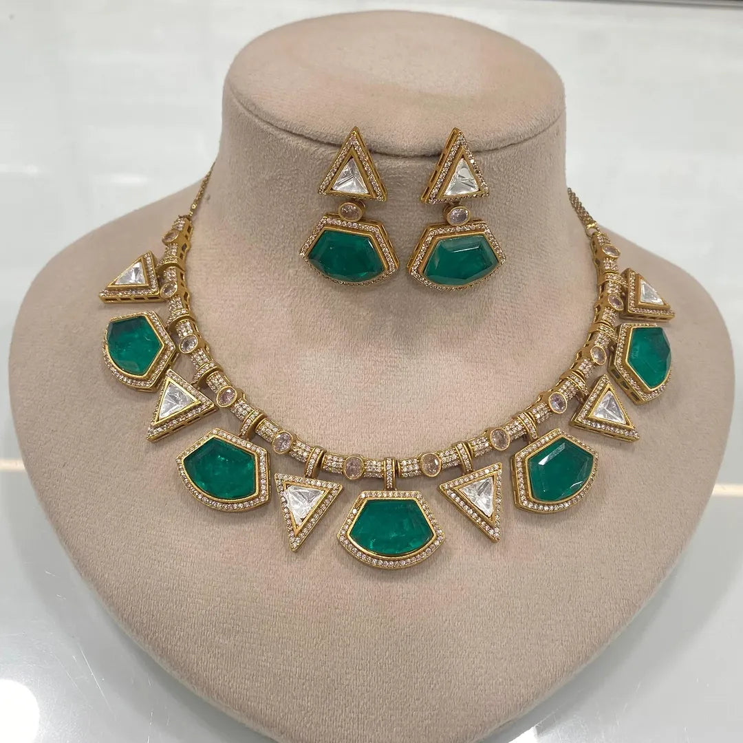 Kundan Stone & Silver Foil Jewelry Collection – Timeless Elegance by Mercy Jewels