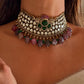 Moissanite Choker Necklace – Elegant Brass Design by Mercy Jewels