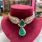 Polki Doublet Hasli Necklace & Earrings – Traditional Elegance by Mercy Jewels