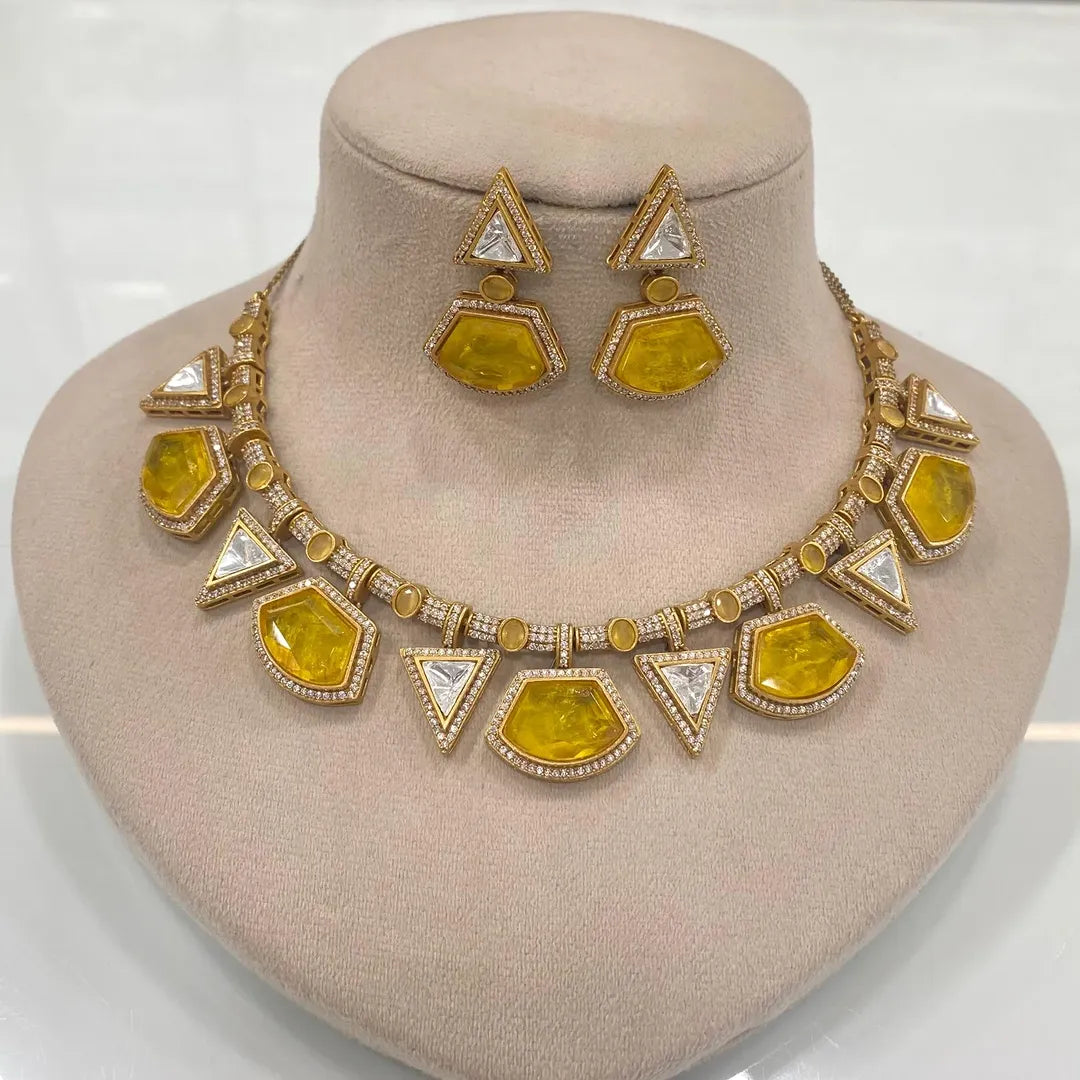 Kundan Stone & Silver Foil Jewelry Collection – Timeless Elegance by Mercy Jewels