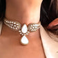 Polki Doublet Hasli Necklace & Earrings – Traditional Elegance by Mercy Jewels