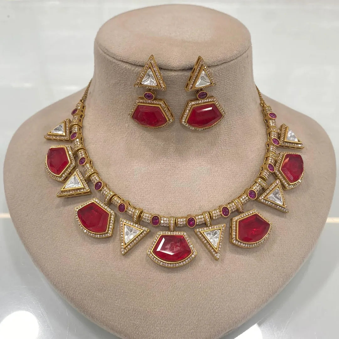 Kundan Stone & Silver Foil Jewelry Collection – Timeless Elegance by Mercy Jewels