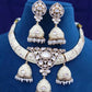 Meenakari Hasli Necklace & Jhumki Earrings – Artistic Traditional Jewelry by Mercy Jewels