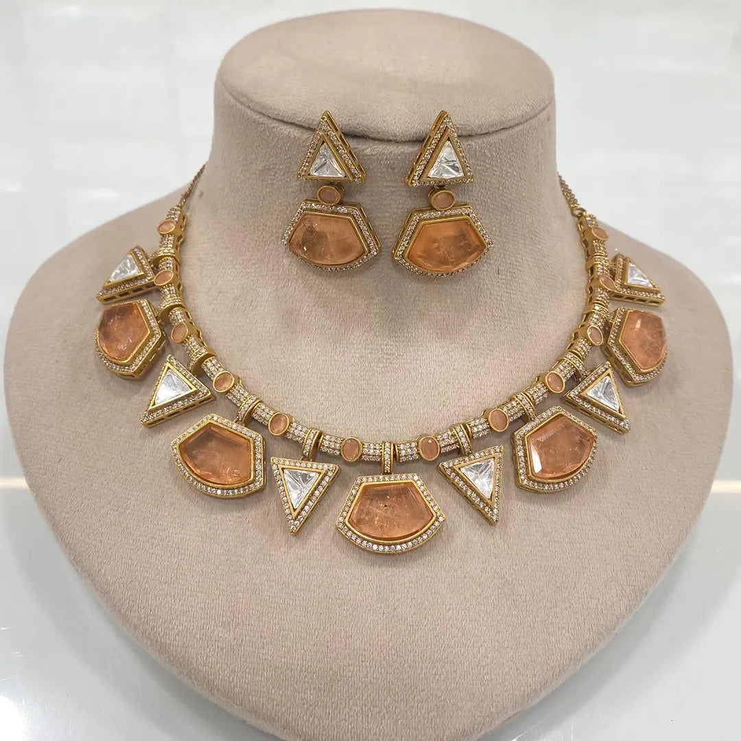 Kundan Stone & Silver Foil Jewelry Collection – Timeless Elegance by Mercy Jewels