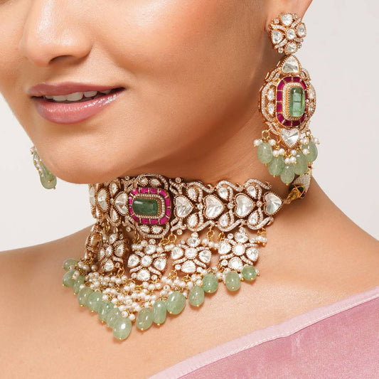 Krutika Polki Nacklace