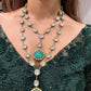 Royal Polki Style Layered Necklace Set with Ruby Stone Pendant | Bridal Statement Jewelry