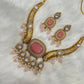 Doublet Stone Hasli Necklace & Earrings – Elegant Ethnic Jewelry by Mercy Jewels