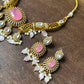 Doublet Stone Hasli Necklace & Earrings – Elegant Ethnic Jewelry by Mercy Jewels