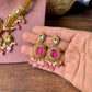 Doublet Stone Hasli Necklace & Earrings – Elegant Ethnic Jewelry by Mercy Jewels