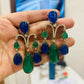 AD/Doublet Stone Metal Earrings - Mercy Jewels