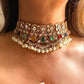 Multicolor Kundan Necklace Set – Vibrant Elegance by Mercy Jewels