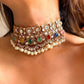 Multicolor Kundan Necklace Set – Vibrant Elegance by Mercy Jewels