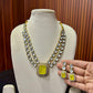 Double Layer Polki Necklace Set & Earrings – Elegant Ethnic Jewelry by Mercy Jewels