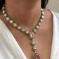 Long Polki Necklace – Elegant Traditional Design by Mercy Jewels
